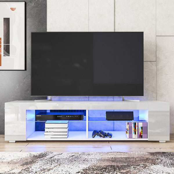 Wade Logan® Jowers TV Stand for TVs up to 65'', LED Media Console with